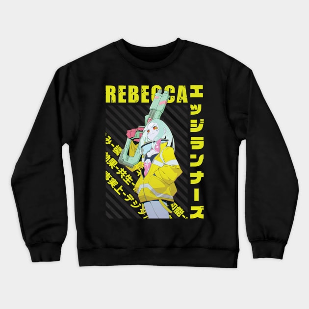 Cyberpunk: Edgerunners - Rebecca #03 Crewneck Sweatshirt by Recup-Tout